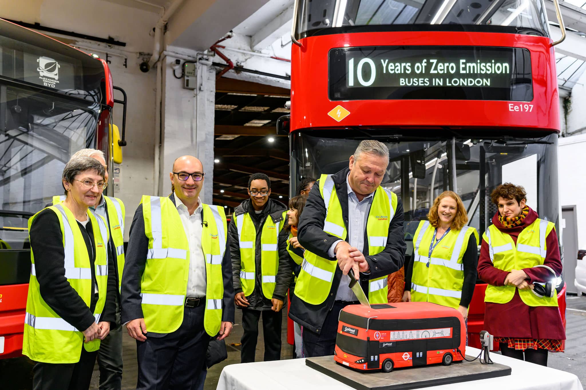 Happy birthday, electric buses: Go-Ahead celebrates a decade of emission-free buses in London