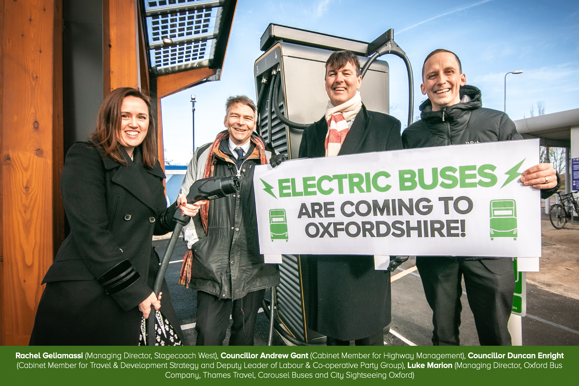 "Electric buses are coming to Oxfordshire"