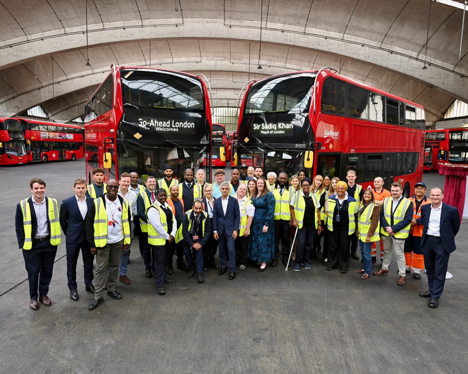 Team photo with the Mayor of London